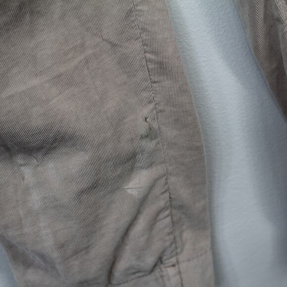 James Perse Ultra Fine Corduroy Jumper Jumpsuit Beige Neutral Nude - Picture 13 of 16